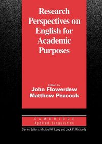Produktbild: Research Perspectives on English for Academic Purposes