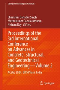 Produktbild: Proceedings of the 3rd International Conference on Advances in Concrete, Structural, and Geotechnical Engineering-Volume 2