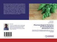 Produktbild: Pharmacological Activities of Ceratophyllum demersum Linn
