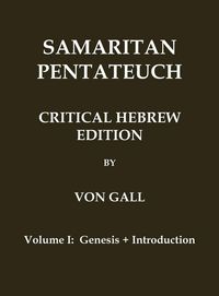 Produktbild: Samaritan Pentateuch