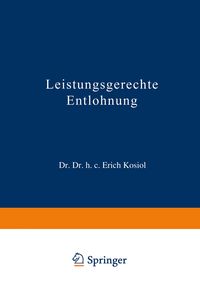 Produktbild: Leistungsgerechte Entlohnung