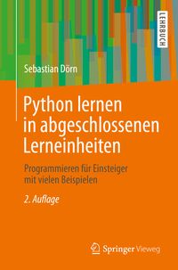 Produktbild: Python lernen in abgeschlossenen Lerneinheiten