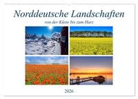 Produktbild: Norddeutsche Landschaften (Wandkalender 2026 DIN A2 quer), CALVENDO Monatskalender