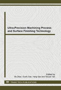 Produktbild: Ultra-Precision Machining Process and Surface Finishing Technology