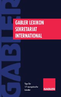 Produktbild: Gabler Lexikon Sekretariat International