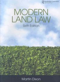 Produktbild: Modern Land Law 6/E