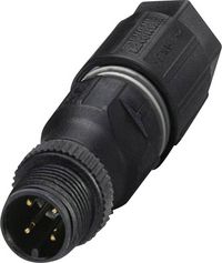 Produktbild: Phoenix Contact 1641769 Sensor-/Aktor-Steckverbinder, unkonfektioniert M12 Stecker, gerade Polzahl Sensoren: 4 1 St.