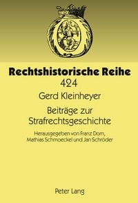 Produktbild: Beitr&auml;ge zur Strafrechtsgeschichte