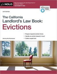 Produktbild: The California Landlord's Law Book: Evictions
