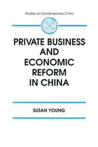 Produktbild: Private Business and Economic Reform in China
