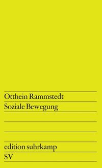 Soziale Bewegung Otthein Rammstedt