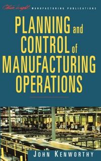Produktbild: Planning and Control of Manufacturing Operations