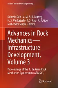 Produktbild: Advances in Rock Mechanics&mdash;Infrastructure Development, Volume 3