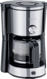 Produktbild: Severin KA 4825 "TYPE SWITCH" Kaffeemaschine Edelstahl, Schwarz Fassungsverm&ouml;gen Tassen=10 Glaskanne