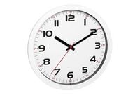 Produktbild: TFA Dostmann 60.3050.02 Quarz Wanduhr 30.5mm x 30.5mm x 3.8mm Wei&szlig;
