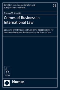 Produktbild: Crimes of Business in International Law