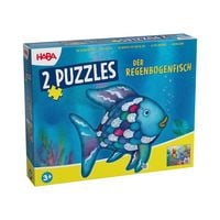 Produktbild: 2 Puzzles - Der Regenbogenfisch 12/15 Teile