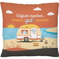 Produktbild: Pl&uuml;schkissen Motiv Fernweh Meer
