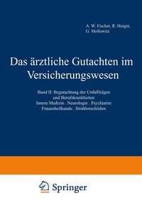 Produktbild: Das &auml;rztliche Gutachten im Versicherungswesen