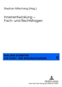 Produktbild: Innenentwicklung &ndash; Fach- und Rechtsfragen