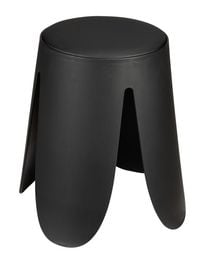 Produktbild: Badhocker Mod. Comiso Schwarz matt, belastbar bis 180 kg