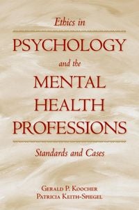 Produktbild: Ethics in Psychology and the Mental Health Professions