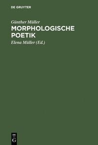 Produktbild: Morphologische Poetik