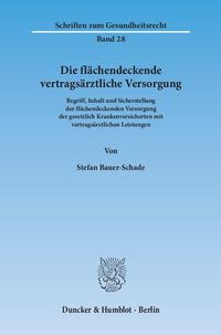 Produktbild: Die fl&auml;chendeckende vertrags&auml;rztliche Versorgung.