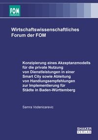 Produktbild: Konzipierung eines Akzeptanzmodells f&uuml;r die private Nutzung von Dienstleistungen