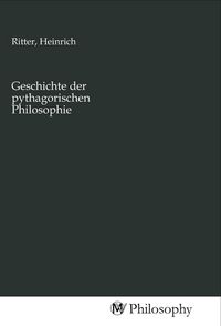 Produktbild: Geschichte der pythagorischen Philosophie