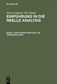 Produktbild: Funktionen einer reellen Ver&auml;nderlichen