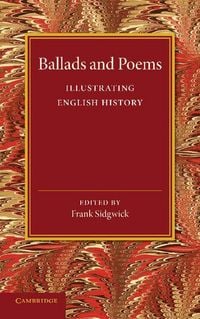 Produktbild: Ballads and Poems Illustrating English History