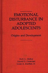 Produktbild: Emotional Disturbance in Adopted Adolescents