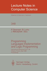 Produktbild: Programming Languages Implementation and Logic Programming