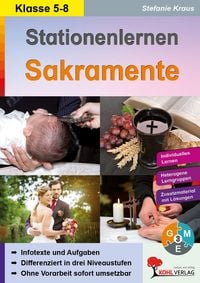 Produktbild: Stationenlernen Sakramente / Klasse 5-8