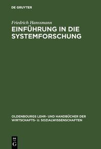 Produktbild: Einf&uuml;hrung in die Systemforschung