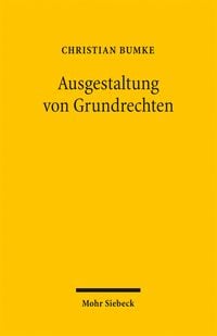 Produktbild: Ausgestaltung von Grundrechten
