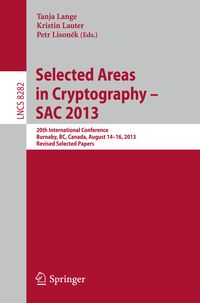 Produktbild: Selected Areas in Cryptography -- SAC 2013
