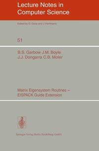 Produktbild: Matrix Eigensystem Routines - EISPACK Guide Extension