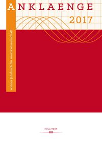 Bild vom Artikel ANKLAENGE 2017. "Be/Spiegelungen". vom Autor Cornelia Szabó-Knotik