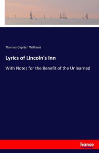 Produktbild: Lyrics of Lincoln's Inn