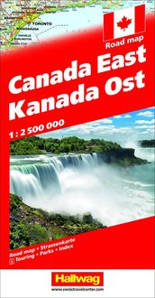 Bild vom Artikel Kanada Strassenkarte Ost 1:2.500 000 vom Autor Hallwag Kümmerly+Frey AG