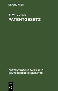 Produktbild: Patentgesetz
