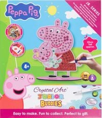 Produktbild: Craft Buddy CAJRBD-33PPP001 - Crystal Art Buddies XL Junior, Peppa Pig & Evie, Diamant-Malerei-Set