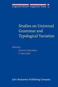 Produktbild: Studies on Universal Grammar and Typological Variation