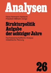 Produktbild: Strukturpolitik Aufgabe der achtziger Jahre