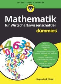 Produktbild: Mathematik f&uuml;r Wirtschaftswissenschaftler f&uuml;r Dummies