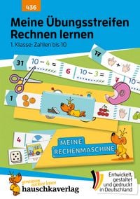 Produktbild: Meine &Uuml;bungsstreifen Rechnen lernen &ndash; 1. Klasse: Zahlen bis 10