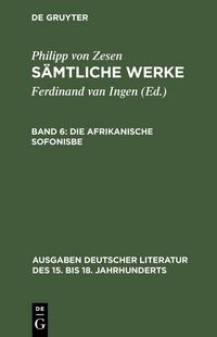 Produktbild: Die afrikanische Sofonisbe