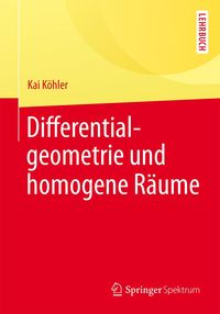 Produktbild: Differentialgeometrie und homogene R&auml;ume